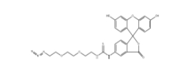 CAS號：1146195-72-3，熒光素-PEG2-疊氮化物，F(xiàn)luorescein-thiourea-PEG2-azide