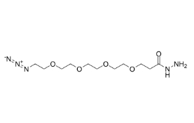 cas:2170240-96-5，Azido-PEG4-hydrazide HCl Salt，鹽酸疊氮-四聚乙二醇-肼鹽