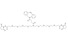 CAS:2639395-38-1，DBCO-N-bis(PEG4-NHS ester)，二苯基環(huán)辛炔-N-bis(四聚乙二醇-琥珀酰亞胺酯)