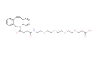 cas:1537170-85-6，DBCO-CONH-PEG4-acid，二苯并環辛炔-CONH-四聚乙二醇-羧酸