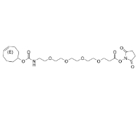 cas:1621096-79-4，(E)-TCO-PEG4-NHS ester，(E)-反式環(huán)辛烯-四聚乙二醇-羥基琥珀酰亞胺酯