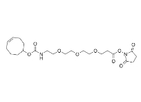 CAS：2141981-88-4，TCO-PEG3-NHS ester，反式環(huán)辛烯-三聚乙二醇-羥基琥珀酰亞胺酯