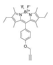 CAS號：1173281-82-7 ，BODIPY-X-Alkyne，氟化硼二吡咯-X-炔基