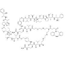 DBCO-(PEG2-VC-PAB-MMAE)2，CAS:2259318-55-1，二苯并環辛炔-(二聚乙二醇-VC-PAB-MMAE)2