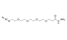 Azido-PEG4-hydrazide HCl Salt，cas:2170240-96-5，鹽酸疊氮-四聚乙二醇-肼鹽