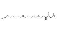 Azido-PEG4-NHBoc，cas:940951-99-5，疊氮-四聚乙二醇-叔丁氧羰基