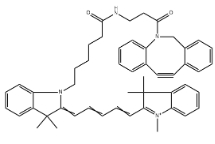 CY5-二苯基環辛炔;CY5-二苯并環辛炔，Cyanine5 DBCO，CAS號：2182601-71-2