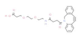 DBCO-PEG12-acid，CAS號(hào)：2353410-00-9， 二苯并環(huán)辛炔-PEG12-羧酸