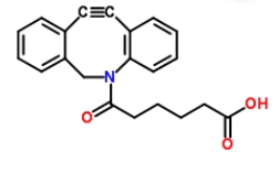 11,12-二脫氫-ε-氧代二苯并[b,f]氮雜環(huán)辛-5(6H)-己酸，DBCO-?C6-?acid，CAS號：1425485-72-8