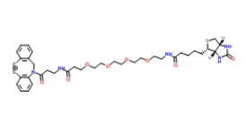 DBCO-PEG4-Biotin，cas：1255942-07-4，二苯基環(huán)辛炔-四聚乙二醇-生物素