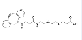 DBCO-PEG2-acid，cas:2304558-25-4，二苯并環辛炔-二聚乙二醇-羧酸