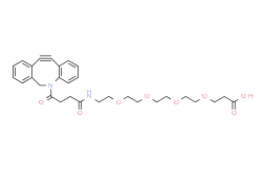 DBCO-CONH-PEG4-acid，cas:1537170-85-6，二苯并環辛炔-CONH-四聚乙二醇-羧酸