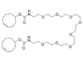 TCO-PEG8-TCO，CAS號:2353409-67-1， 反式環辛烯-八聚乙二醇-反式環辛烯