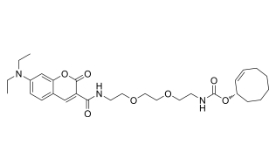 Coumarin-PEG2-TCO，cas:2488174-19-0，香豆素-二聚乙二醇-反式環辛烯