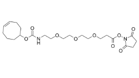 TCO-PEG3-NHS ester，cas:2141981-88-4，反式環(huán)辛烯-三聚乙二醇-羥基琥珀酰亞胺酯