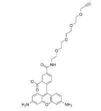 Carboxyrhodamine 110-PEG4-alkyne，CAS號：2055103-66-5