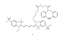 diSulfo-Cy5 DBCO(Methyl)，diSulfo-Cyanine5 DBCO(Methyl) ；cas:1394039-10-1； 二磺酸-Cy5-二苯并環辛炔(Methyl)