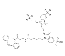 1782950-79-1；sulfo-Cyanine3 DBCO；水溶性菁染料Cy3 DBCO	