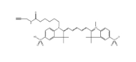 Sulfo-Cy5 alkyne，1617572-09-4，磺化Cy5 炔烴染料，Sulfo-Cyanine5 alkyne