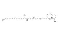 CAS號：1006592-59-1，Propargyl-C8-amido-PEG2-NHS ester